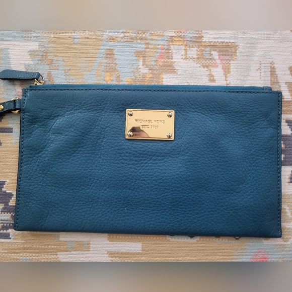 Michael Kors Soft Leather Clutch - Picture 2 of 16